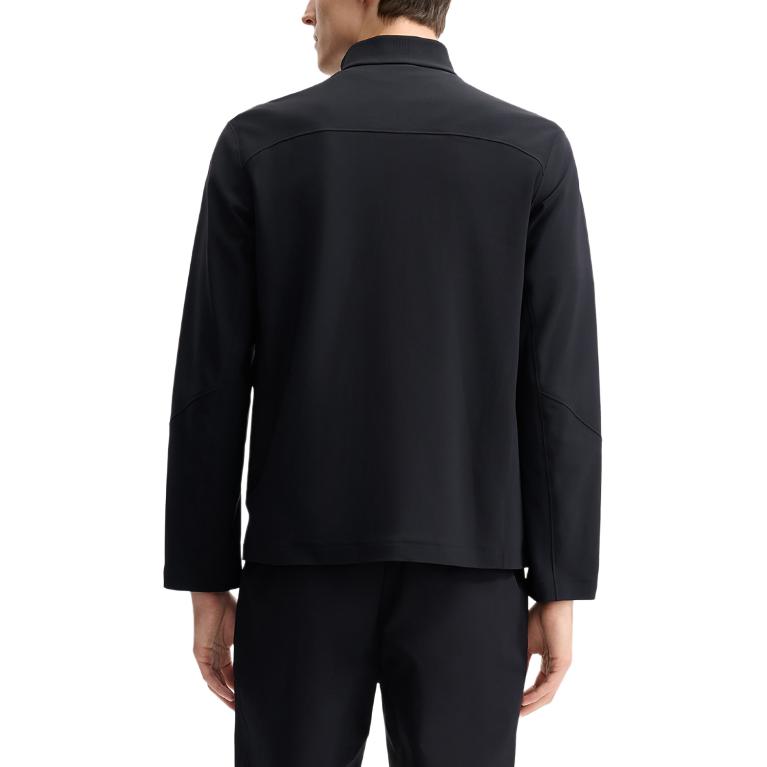 Fila Blue Series Fashion Comfortable Versatile Long Sleeve Jacket Men Jackets Black F11M512503F-BK