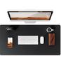 Leather Desk Mat | Computer Mat for Desk| Large Mouse Pad and Keyboard Mat | Desk Protector for
