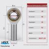 Spherical Plain Bearing with Fish Eye Rod End: Self-Lubricating SA8T/K, SA10T/K, SA12T/K, SA14T/K