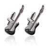 Business Men Gentleman Crystal Guitar Cufflinks Matching French Shirt Wedding Best Man Usher