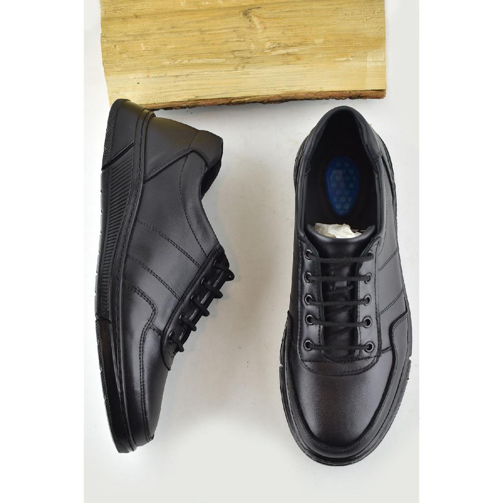 502 Orthopedic Heel Massage Genuine Leather Winter Men's Shoes Lace Up