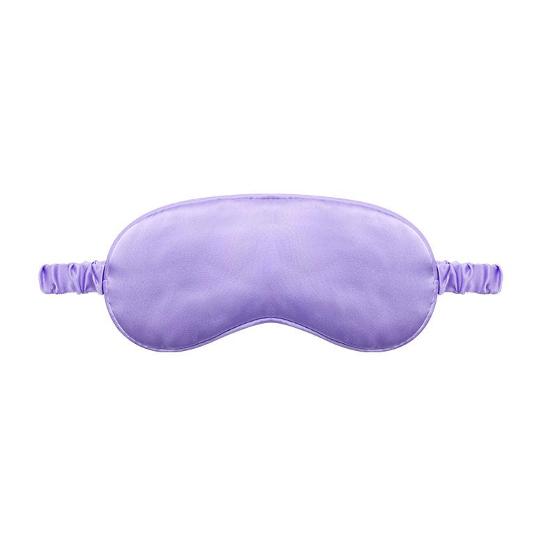 

Dual-Sided Mulberry Silk Eye Mask: Lightweight, Breathable, Washable, Customizable, Non-Pressing, Light-Blocking for Home Use. 19x8.5cm светло-фиолетовый