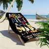Custom Name ABBA The Movie Print Beach Towel, Large Soft Quick Dry Towel for Beach Camping Swimming -HE160