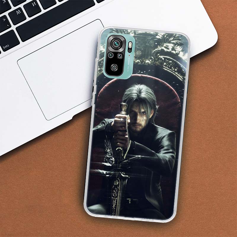 Final Fantasy Game Phone Case For Xiaomi Redmi Note 14 13 12 12S 11 Pro Plus 11S 10 10S 11T 11E Soft Transparent Shell Cover 13