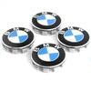 GTJK9 4PCS 56/68mm ABS Wheel Center Caps for BMW 50th Anniversary | Hub Cover for X1/X3/X5/X7 & 1/2/3/5/7 Series Models.
