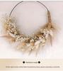 Immortal Flower Iron Art Tassel Fan DIY Hanging Ornament Material Pack - Handmade Gift