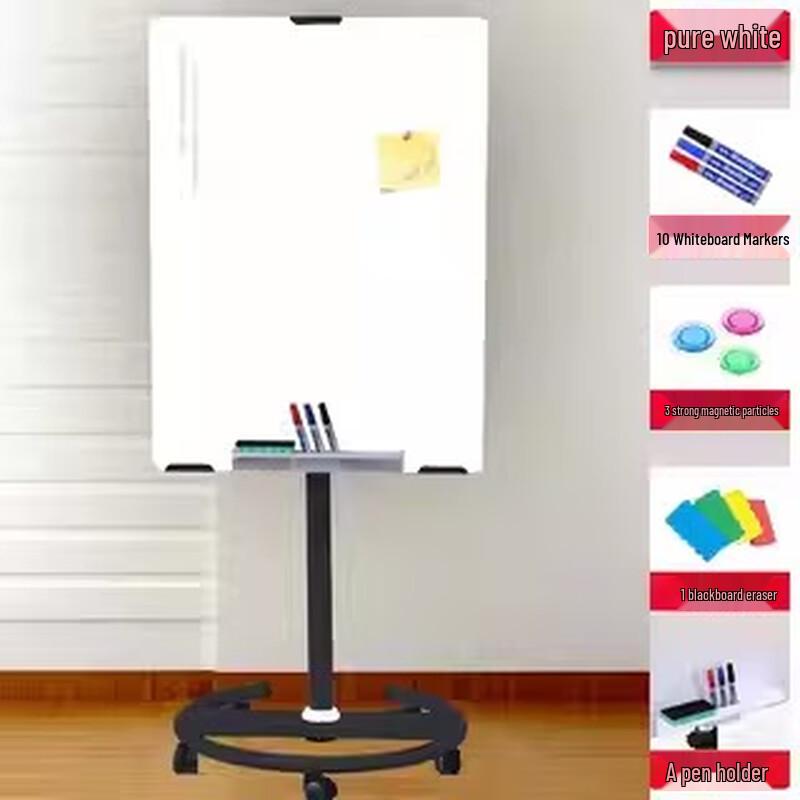 Xianming Magnetic Tempered Glass Whiteboard with Stand 60x90cm