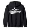 Old Butterfly Table Tennis Design Zip-Up Hoodie for Table Tennis Players