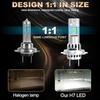 2Pcs 35000LM H7 LED Headlight Canbus Bulbs Mini Wireless H11 LED H8 70W Car Fog Light Turbo Headlamp Auto Plug&Play Lamp 6500K White