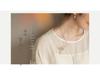 Women's Summer Lightweight White Embroidered Cotton Retro Shirt