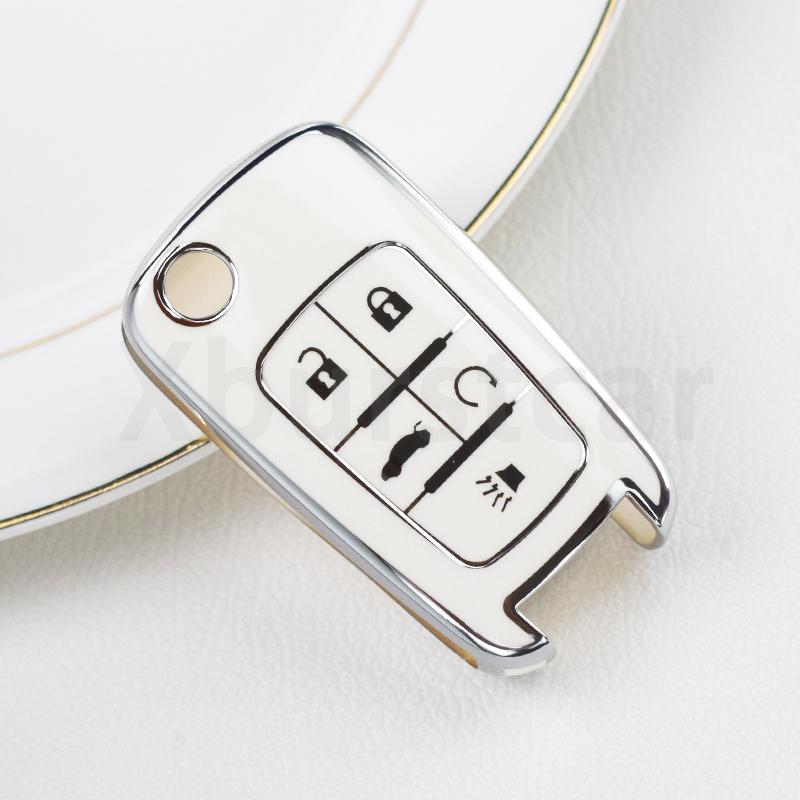 2/3/4 Buttons Tpu Shell Fob Car Key Case Cover For Chevrolet Cruze Aveo Trax Opel Astra Corsa Meriva Zafira Antara J For Buick