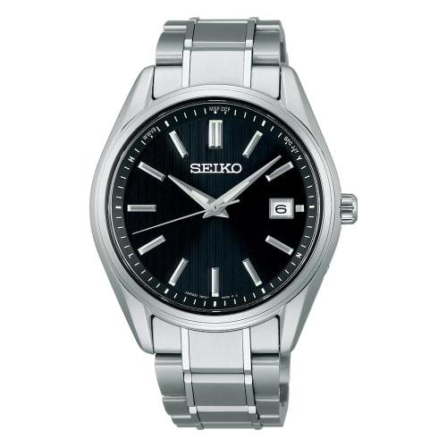 

Seiko Selection S Series Titanium Solar Radio-Controlled Watch SBTM341 Men s Silver