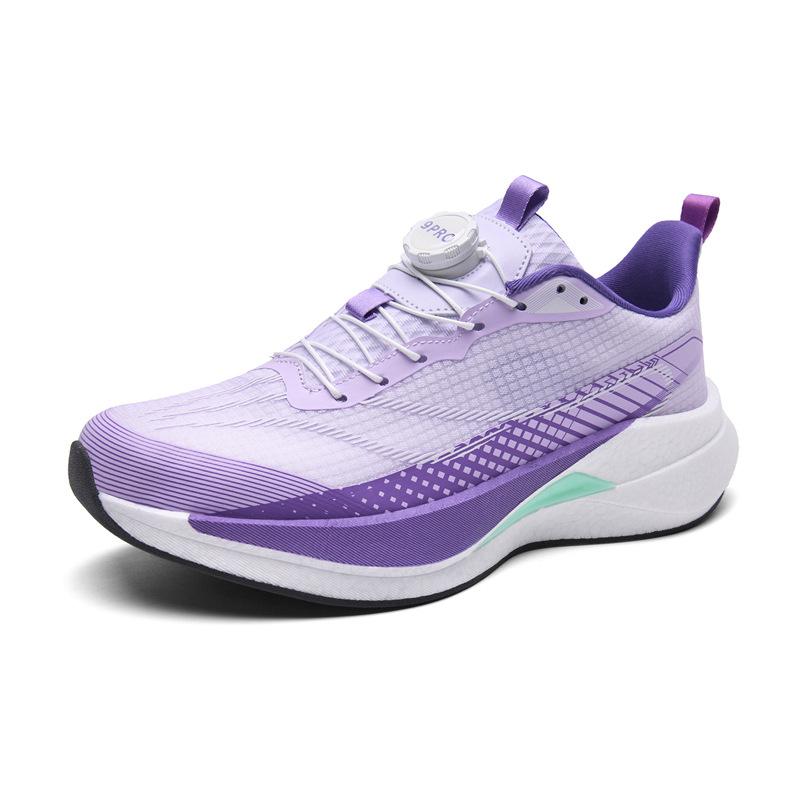 9Pro real explosive carbon plate rotating buckle running shoes light rebound professional racing shock absorption sports shoes