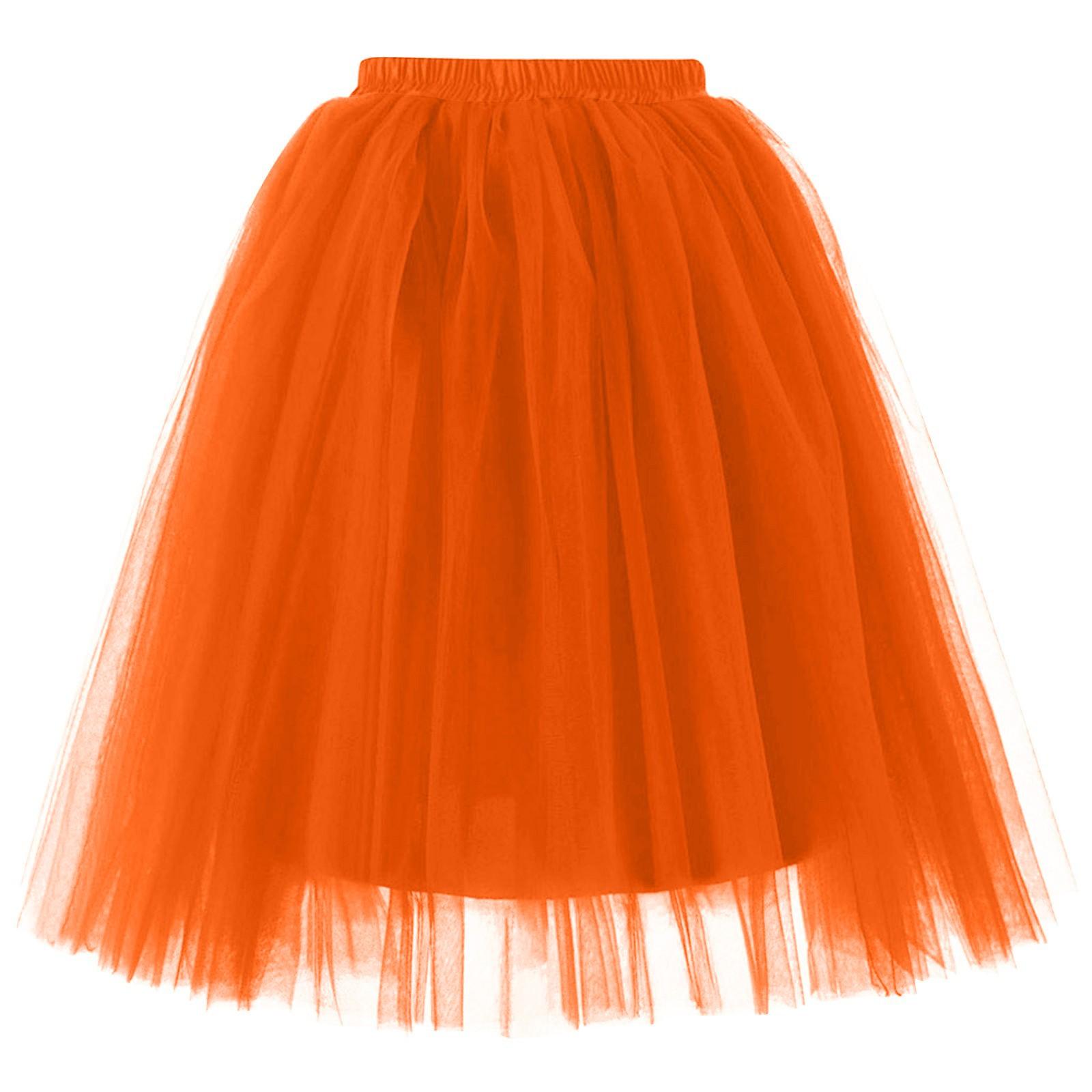 

Женская модная однотонная юбка-полусолнце, юбка-фонарик для вечеринки, юбка-фонарик из пятислойной сетки XL