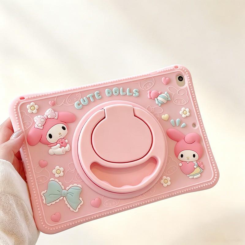 IPad 10 Case Air 2 3 4 5 6 7 Pro 11 9.7 Inch Melody Cartoon Silicone Tablet Cover
