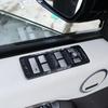 For Land Rover Discovery 5 For Range Rover Sports Vogue Aluminum Alloy Car Interior Window Lift Switch Patch Sticker Accessories
