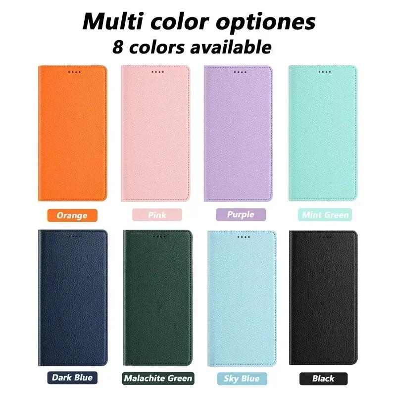 Zenfone12 Ultra 5G Luxury Case For Asus Zenfone 11 12 Ultra RFID Leather Wallet Funda For Rog Phone 9 8 Pro Magnetic Flip Cover