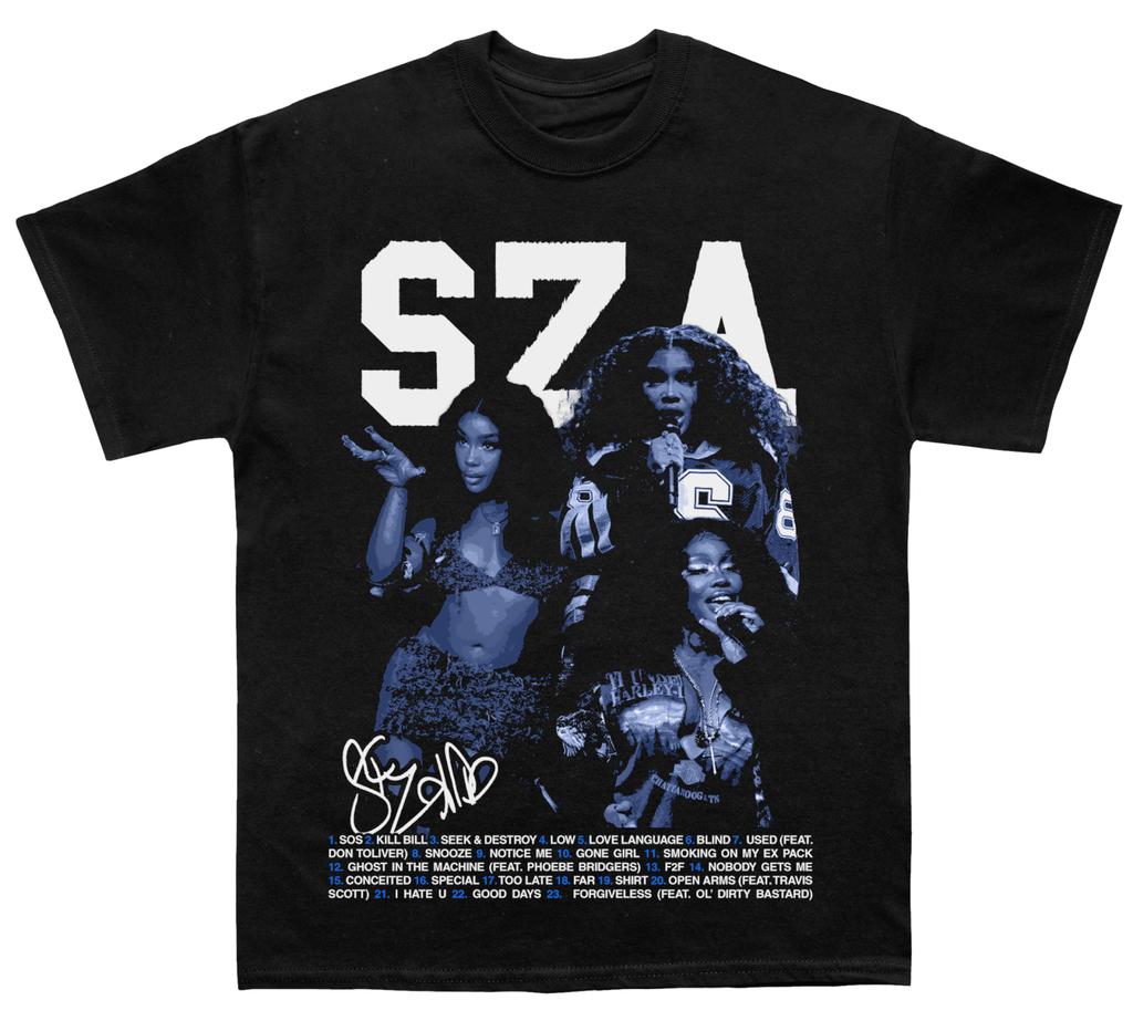 Hip Hop Streetwear T-shirt Men Women Oversized Loose Short Sleeves T-shirt Trendy Harajuku Y2k SZA Print Short Sleeves Top Tees