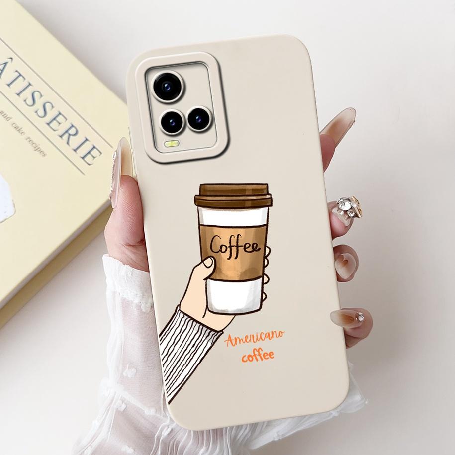 For Vivo Y21 2021 Case V2111 Silicone Cover For vivo Y21S Y33S Flower Protector Back Cover For Vivo Y21A Y21T Y33T VivoY21 Funda