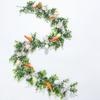 Easter Egg Spring Wreaths Vines Artificial Flower Garland Multi Colored Hanging Wall Decoration For Doorways, Table Centerpieces
