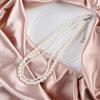 Gift Party Double Layer For Girls Korean Neck Jewelry Pearl Women Necklace Clavicle Chain Choker