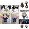 25cm Wednesday Addams Enid Sinclair Wolf Girl Plush Doll Stuffed Animal Toy