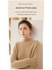 Women's Slim Fit Cashmere High Neck Knit Pullover - Thick, Stylish, Casual, and Elegant for Autumn/Winter