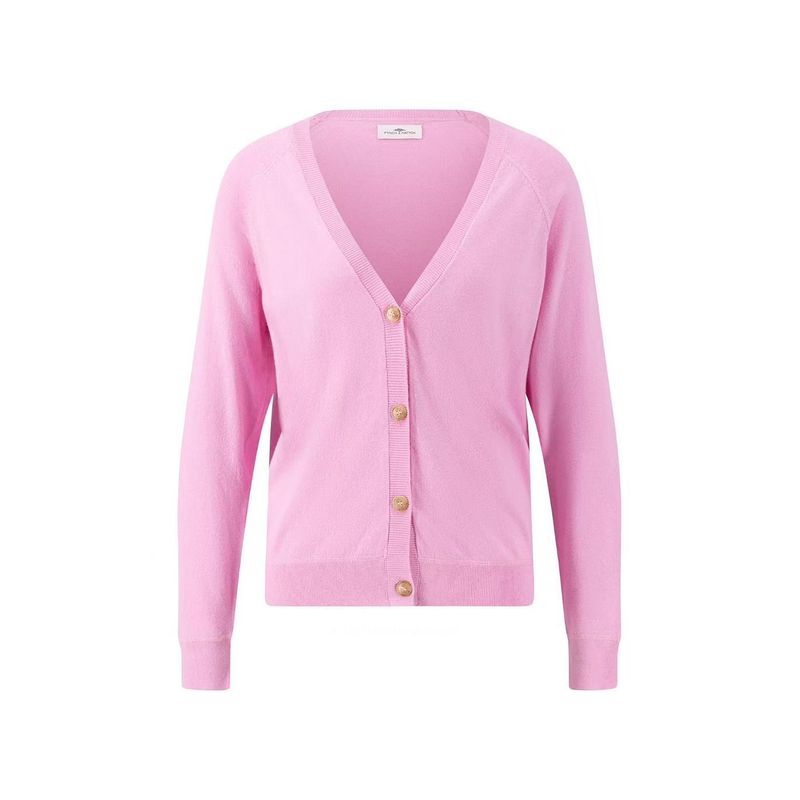 

25a53. Fashion Simple Yuan ~ Cut All Labels! Containing a Small Amount of Silk Thin Type Knitting Cardigan Peach powder Cardigan In Stock S