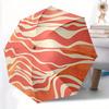 1pc Zebra Waves Automatic Open 8-Rib Windproof Umbrella, Travel & Commuting, Suitable for All Seasons