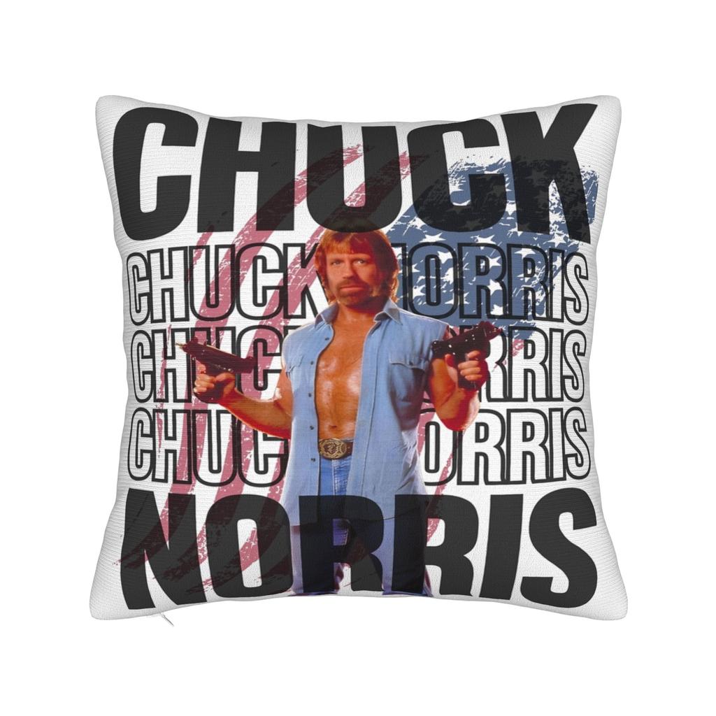 Decorative Pillowcase Rip Chuck Norris Never Dies Stuff Bed Pillow Case Cover Square Style Multiple Sizes