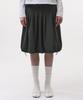 Podeowedeo Pintuck Balloon Skirt (Charcoal)
