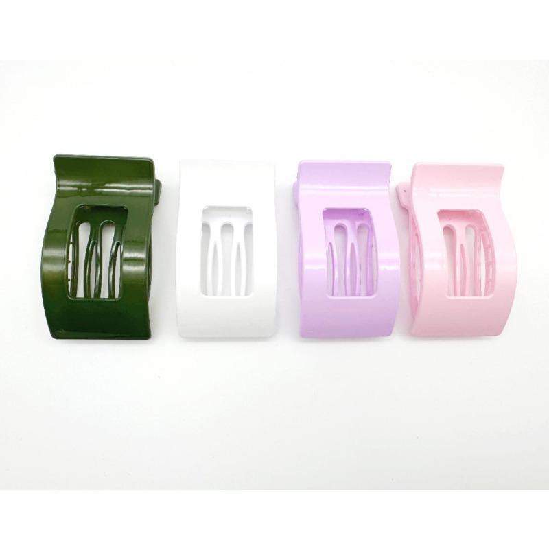 1 Simple Square Grip ClipSuitable All Seasonssuitable Daily Stylinghair Carefirm Gripdurable Materialsuitable Various Hairstyles