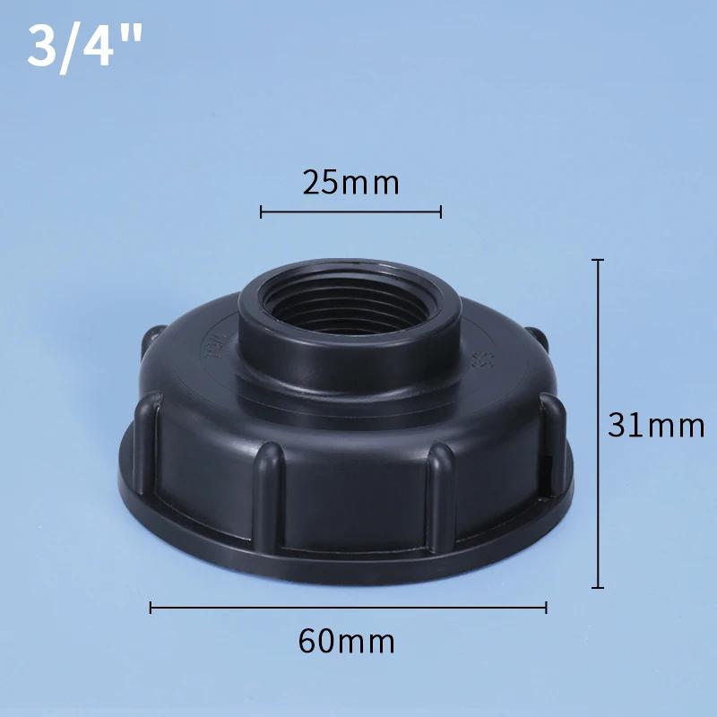 IBC Tank Adapter Tap Connector Replacement 1/2" 3/4" 1" Female Thread To S60X6 Valve Faucet Adapter Garden Irrigation Accessorie