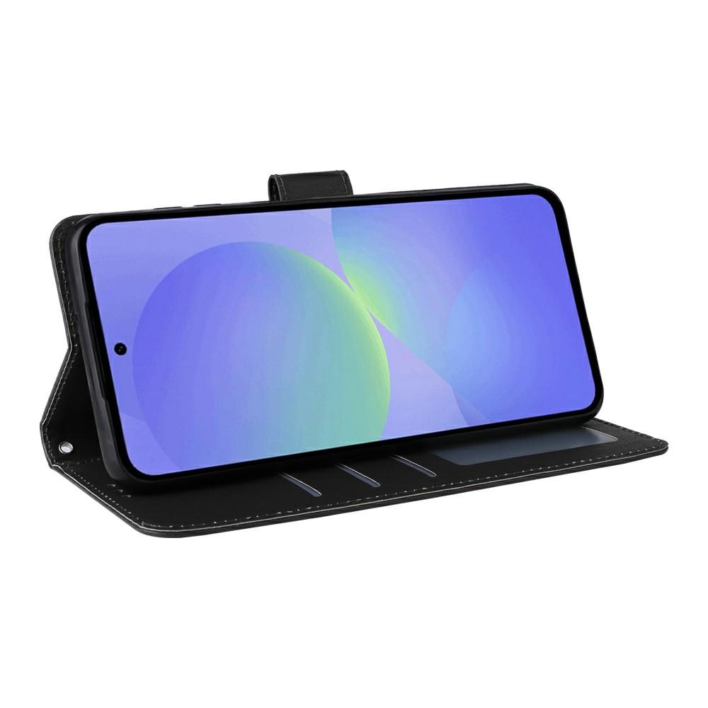 For Samsung Galaxy A37 5G Case Wallet Stand PU Leather Phone Cover with Wrist Strap