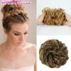 Hair Extension Elastic Chignon Synthetic Scrunchies Curly Bun Hair Updo Donut Fake Hair Hairpiece for Women