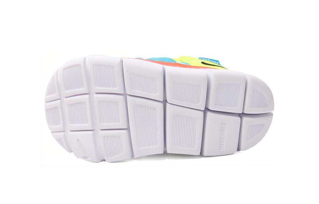 Nike Dynamo Free 'Light Blue Fury Volt' Slip Resistant Cushioning Low Top Toddler Shoes Blue Infant And Toddler 343938-423