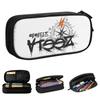 New ATEEZ Graffiti Design Pencil Case KPOP Pencilcases Pen Box for Student Big Capacity Bag Students School Gifts Stationery