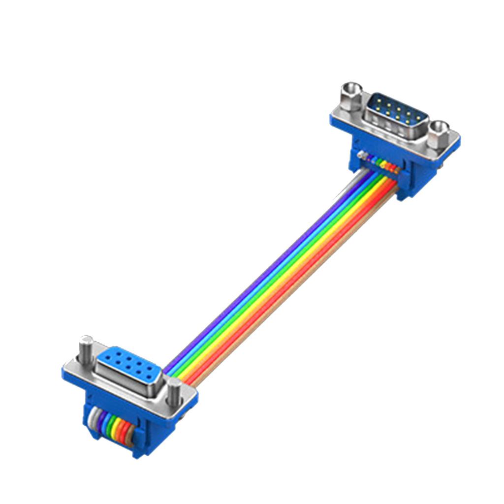 Male To Female RS232 DB9 Serial Cable Data Line Extension Cable Jack Adapter for Data Communication
