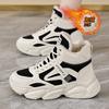 Fleece Dad Shoes 22 Autumn and Winter New Thickened Warm High-top Sports Shoes Student Cotton Shoes Trendy Shoes
