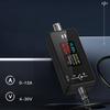 Compactly Volts Amp Meter Voltages Tester For Accurate Battery Monitoring Safe Device Operate In Automotive DIY Project