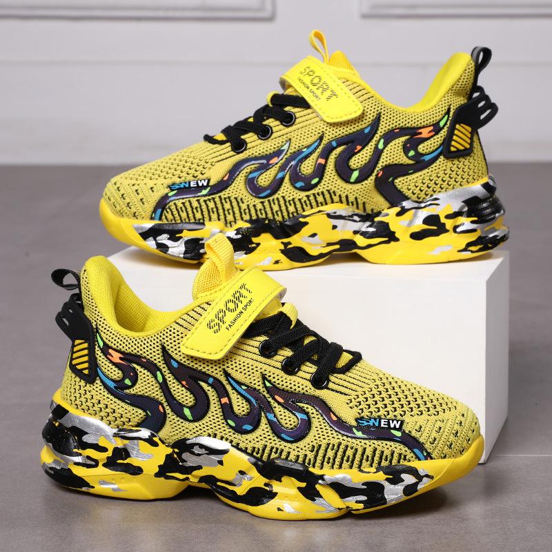 Casual Boys' Shoes, Large-size Children's Running Shoes, Men's Shoes, New Spring/autumn Breathable Mesh Sneakers