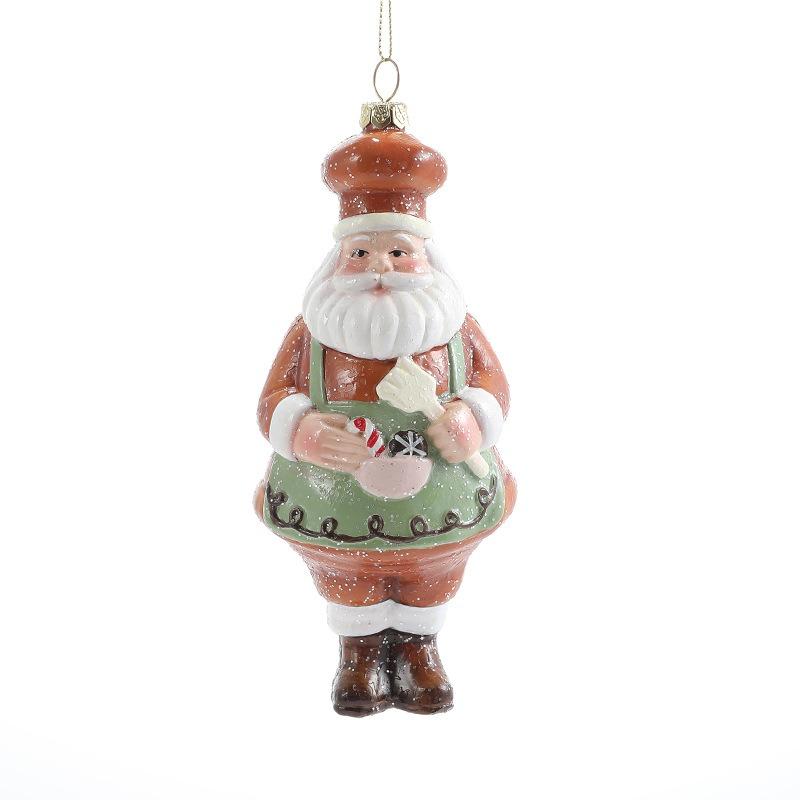 New plastic gingerbread pendants, hanging Christmas tree ornaments, ornaments, atmosphere arrangement items