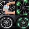 Car Wheel Reflective Stickers Glow-in-the-Dark Valve Covers Fluorescent Valves Motorcycle Bicycle Wheels Universal Accessories