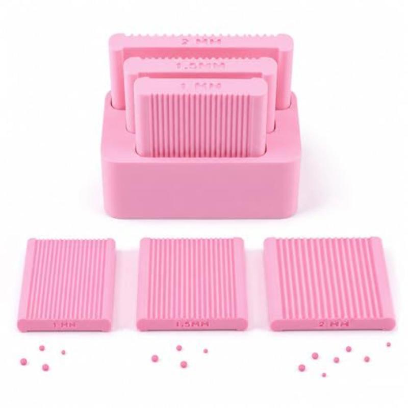 Narzędzie do ręcznego formowania kulek z gliny 2 w 1, 1&1,5&2 mm, do kwiatów żelowych 3D, do druku 3D, wielokrotnego użytku, do kształtowania koralików