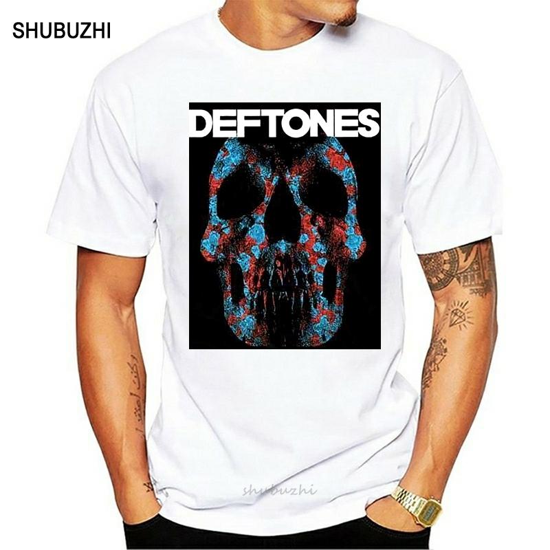 Deftones Minerva Роза Череп Футболка Dendy мужская хлопковая футболка летняя брендовая футболка европейский размер S разноцветный
