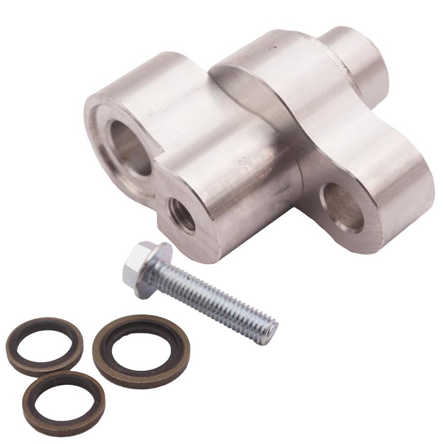 Aluminum Billet A/C Block Off Kit For Rear Air In for 2000-13 Chevy Suburban GMC