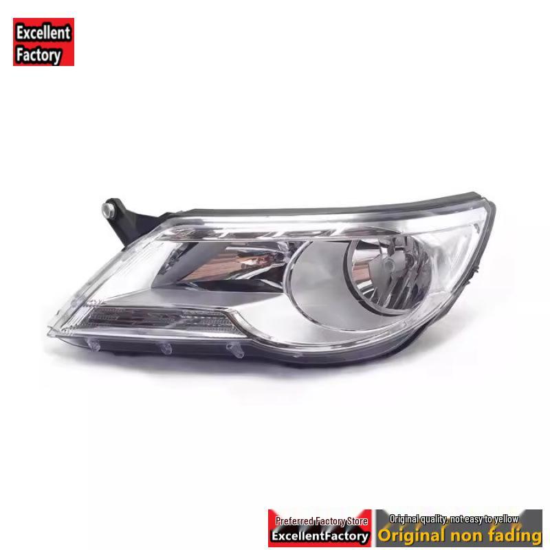 Compatible Tiguan Front Headlight Half Assembly (09-12 Models), Halogen Headlamp, Low Beam