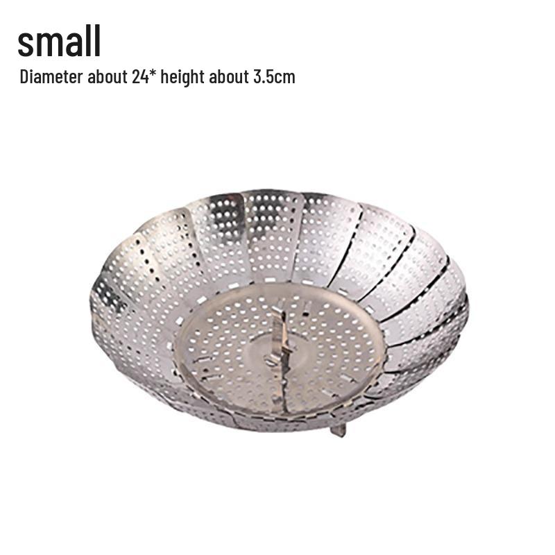 Retractable Foldable 304 Stainless Steel Steamer Tray - Waterproof, Multifunctional Household Steam Rack