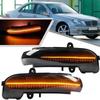 Compatible W203 LED Sequential Turn Signal Door Mirrors with Smoked Lenses Pair and Hotimp® Mercedes-Benz C-Class (Genuine Replacement) - (Left Right)