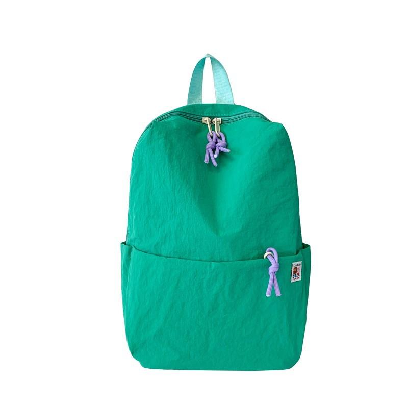 Schoolbag Korean ins style girly backpack female dopamine leisure travel backpack high value lightweight small schoolbag
